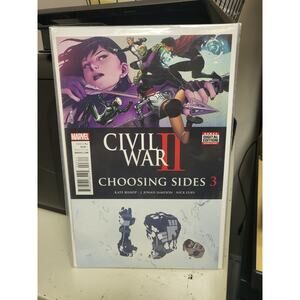 Marvel Civil War II: Choosing Sides #3 Comic 2016 Kate Bishop Nick Fury Jameson